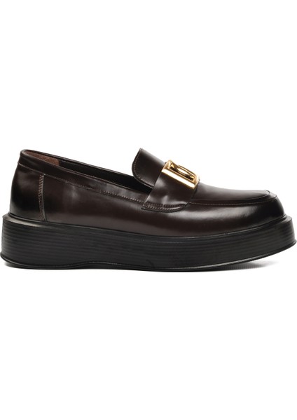 Kahve Açma Erkek Loafer Ayakkabı Premium