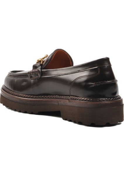 Kahve Açma Erkek Loafer Ayakkabı Premium fırsatları