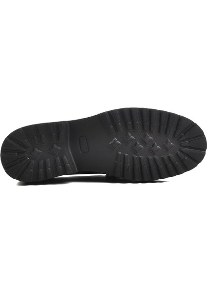 Siyah Açma Erkek Loafer Ayakkabı Premium