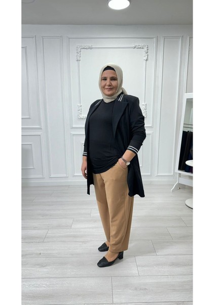 Büyük Beden Krep Kumaş Şalvar Pantolon fiyatları