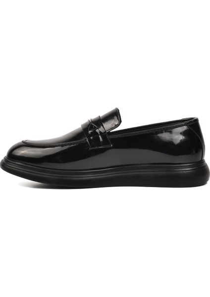 Siyah Rugan Erkek Loafer Ayakkabı fiyatları