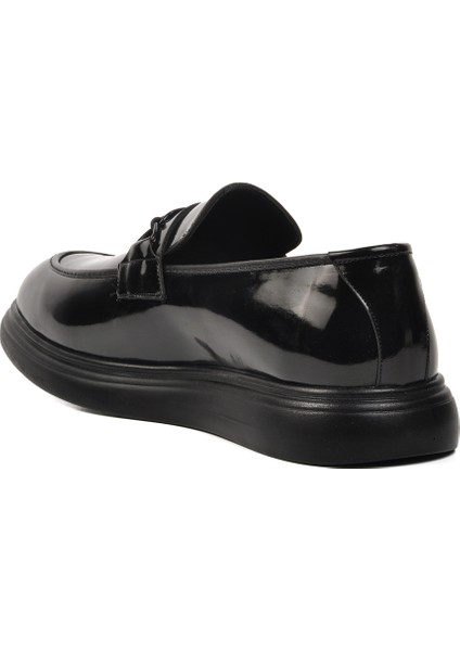 Siyah Rugan Erkek Loafer Ayakkabı fırsatları
