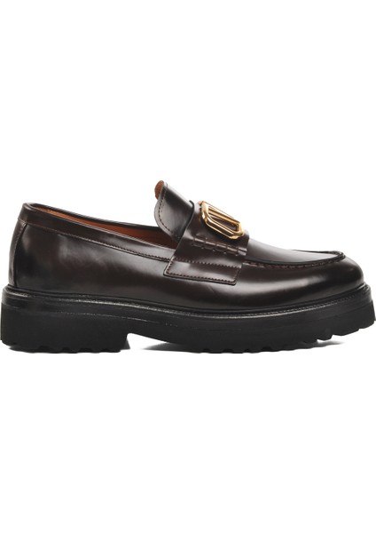 Kahve Açma Erkek Loafer Ayakkabı Premium
