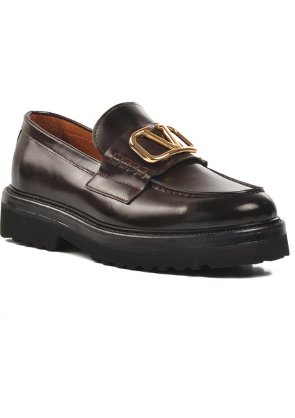 Kahve Açma Erkek Loafer Ayakkabı Premium modelleri