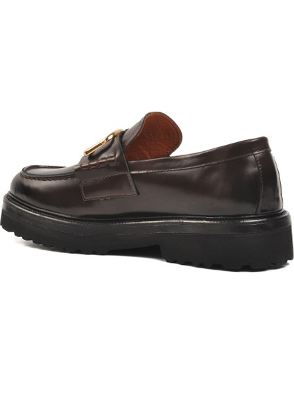Kahve Açma Erkek Loafer Ayakkabı Premium fırsatları