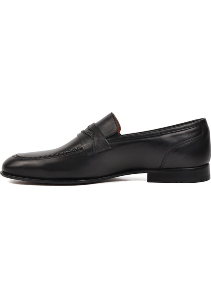Siyah Erkek Loafer Ayakkabı Premium