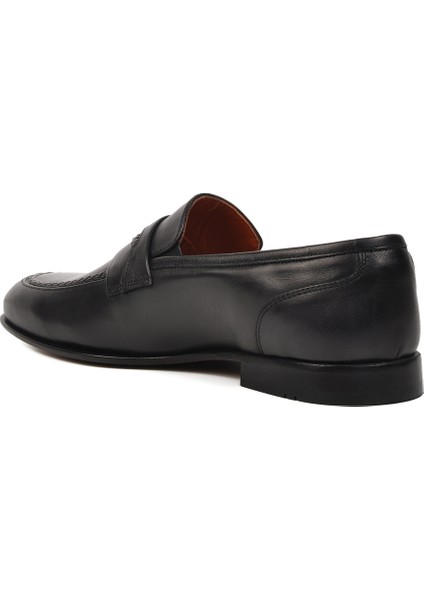 Siyah Erkek Loafer Ayakkabı Premium