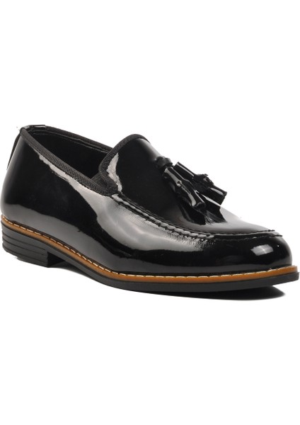 Siyah Rugan Erkek Loafer Ayakkabı modelleri