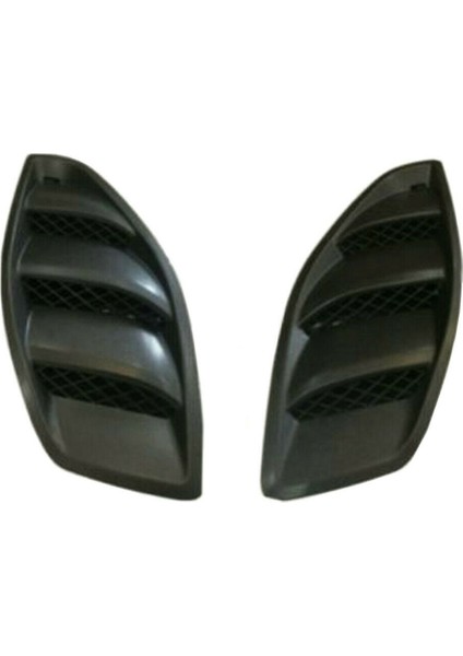 Araba Sol Sağ Motor Kaputu Kubbe Panjur Hava Giriş Delikleri Çerçeve Jeep Jk Wrangler 2007-2017 Için Fit (Yurt Dışından)