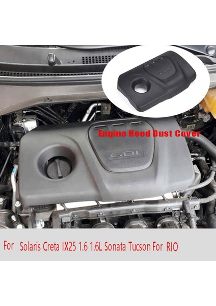 Hyundai Solaris Creta IX25 1.6 1.6l Sonata Tucson Için Araba Ön Motor Kaputu Toz Kapağı Kia Rio Için (Yurt Dışından)