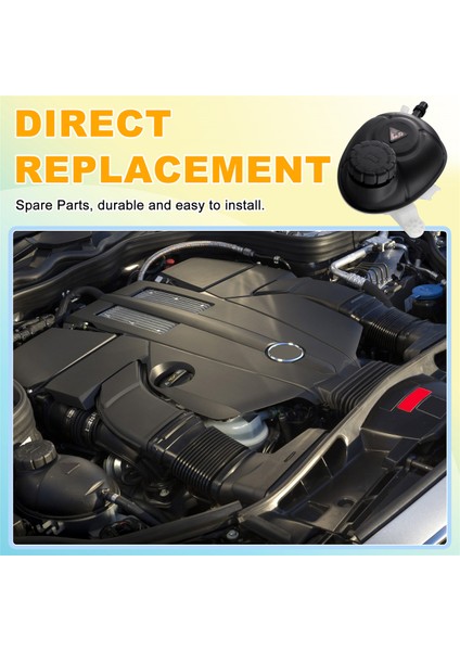 A2055000049 Mercedes Benz E400 C300 C350E C400 C450 C43 E43 Amg Için Araba Motor Soğutma Suyu Genleşme Tankı 2055000049 (Yurt Dışından)