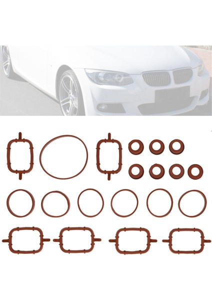20 Adet Emme Manifoldu Conta Conta Takımı 11612246945 Bmw 3 5 6 7 Serisi E61 E63 E70 E83 E90 E92 X3 X5 X6 11617790198 (Yurt Dışından)