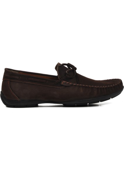 Kahve Nubuk Erkek Loafer Ayakkabı