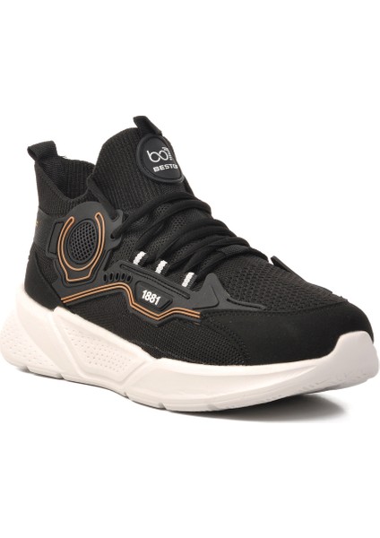 Siyah Beyaz Erkek Yürüyüş Ayakkabısı modelleri