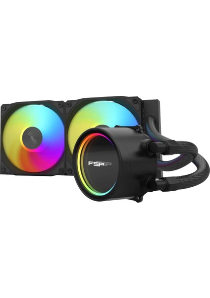 AE24-B Argb 240MM Intel-Amd Uyumlu Siyah Sıvı Soğutucu