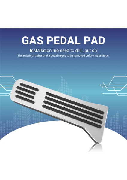 Matkapsız Gaz Fren Gaz Pedalları Ped Kapağı Mazda 2 3 6 Cx-3 Cx-5 Cx-9 Kapak Aksesuarları (Yurt Dışından)