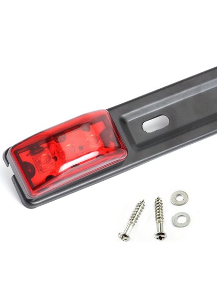 Römork Kuyruk Işık Çubuğu, 14,2 Inç Kırmızı Gümrükleme Tanımlama Kimlik Işaretleme Işığı, Kamyonet Römork Rv Için Braketli (Yurt Dışından) indirimleri