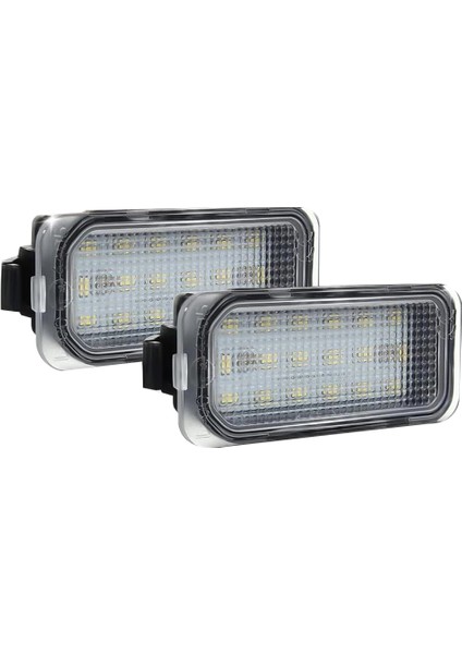 2 Adet Araba LED Numarası Plaka Aydınlatma Işığı Ford Focus Mk Iı Fıesta Mk Vıı Mondeo Mk Iv Kuga S-Max 2008-2019 (Yurt Dışından)