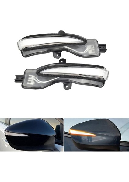 Araba Dinamik Dönüş Sinyali LED Dikiz Aynası Gösterge Sinyal Lambası Mazda Cx-3 Cx-4 Cx5 Ke 2016-2018 A (Yurt Dışından) fiyatları