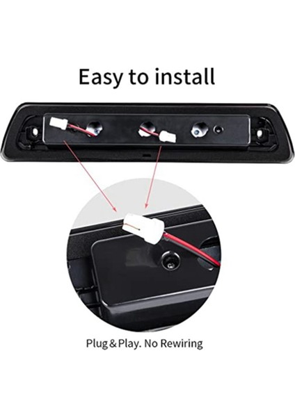DC12V LED Araba Su Geçirmez Fren Lambası Yüksek Pozisyon Geri Vites Lambası Ford F150 2009- 2014 (Yurt Dışından)