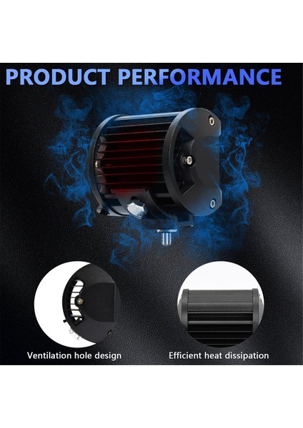 LED Işık Çubuğu, LED Işık Pod'ları 4 Inç 60W 6000LM LED Kamyon Çalışma Işıkları Spot Işıkları Tekne Pikap Atv Utv Rv Için LED Pod'lar (Yurt Dışından)