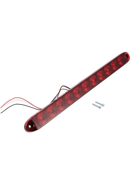 Adet 16 Inç 11 LED Kırmızı Römork Işık Çubuğu Park Stop Dönüş Sinyalleri Kuyruk Fren Lambası IP65 Su Geçirmez Kamyon Römork Işaretleyici Kimlik Çubuğu (Yurt Dışından)