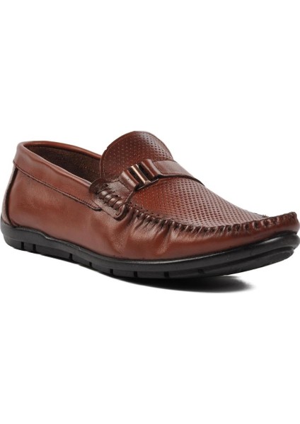 Taba Erkek Loafer Ayakkabı