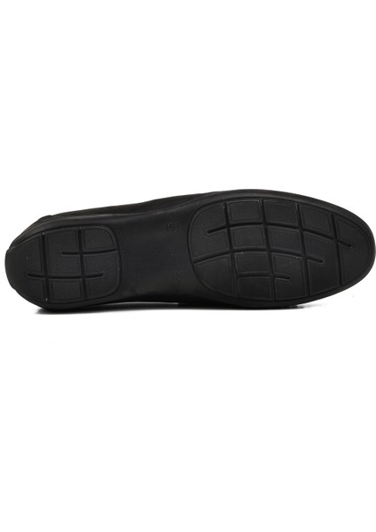 Siyah Nubuk Erkek Loafer Ayakkabı