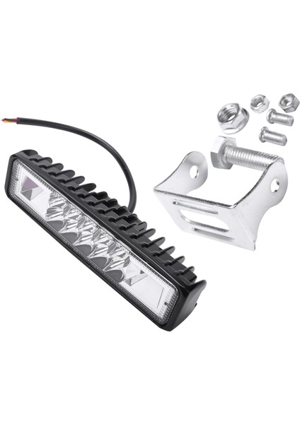 48W Strobe Flaş Çalışma Işığı LED Işık Çubuğu Beyaz Sarı Offroad 4x4 Atv Jeep Suv Motosiklet Kamyon Römork Araba Aksesuarları 12V (Yurt Dışından) fırsatları