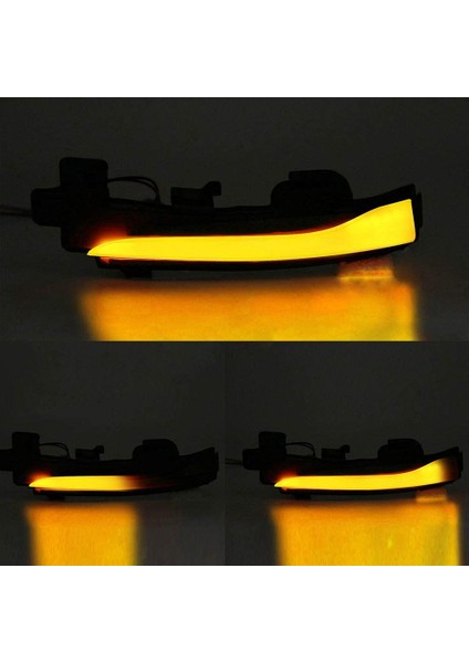 Araba LED Dinamik Dönüş Sinyal Işığı Dikiz Yan Ayna Işık Volvo V40 cc Iı V60 S60 2011-2018 S80 V70 Iıı (Yurt Dışından)