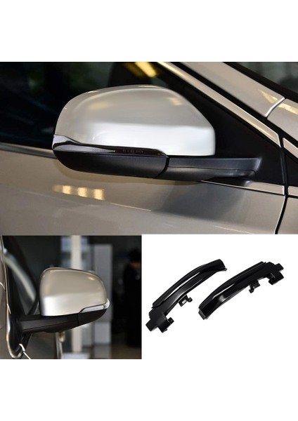 Araba LED Dinamik Dönüş Sinyal Işığı Dikiz Yan Ayna Işık Volvo V40 cc Iı V60 S60 2011-2018 S80 V70 Iıı (Yurt Dışından)