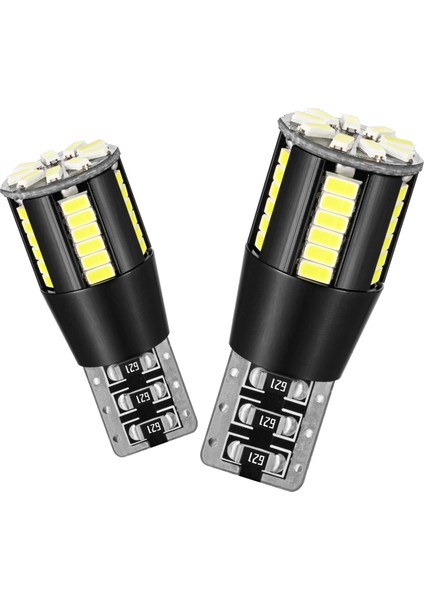 194 LED Ampul 6000K Beyaz Süper Parlak 168 2825 W5W T10 Wedge 39-Smd 3014 Chipsetler LED Yedek Ampuller Araba Için Hatasız Kubbe Harita Kapı Nezaket Plaka Işıkları (2 Adet) (Yurt Dışından)