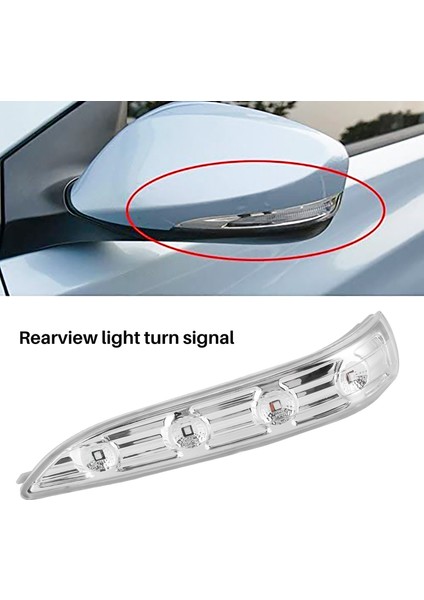 Hyundai Tucson Için IX35 2010-2014 Dikiz Aynası Işık Dönüş Sinyali Lamba Işığı Yan Ayna Göstergesi 876142S200 Sol (Yurt Dışından)