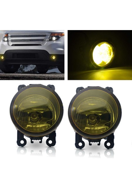 2 Adet Sis Lambası Lambası Sarı Lens Araba Ön Tampon Sis Lambası Oe Yedek H11 Ampul F4 Ford Focus Acura Honda Subaru Nissan Suzuki (Yurt Dışından)