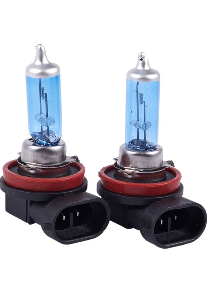 2 Adet H11 100W Süper Beyaz Xenon Far Halojen Lamba Ampuller (Yurt Dışından)