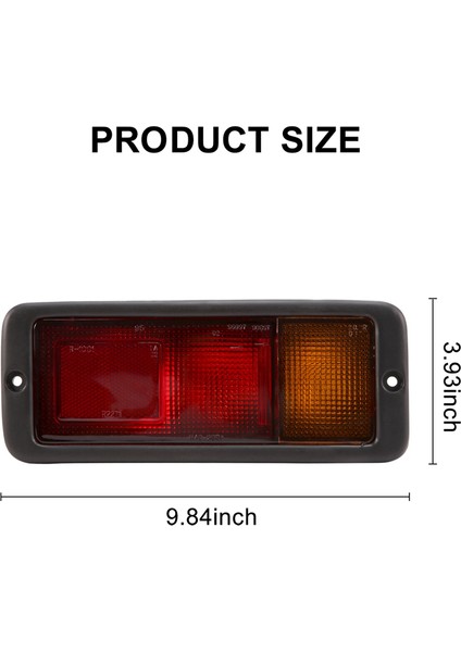 Adet Arka Kuyruk Lambası Tampon Gündüz Farları Mitsubishi Shogun Pajero 1992-1999 Için Sürüş Lambaları (Yurt Dışından)