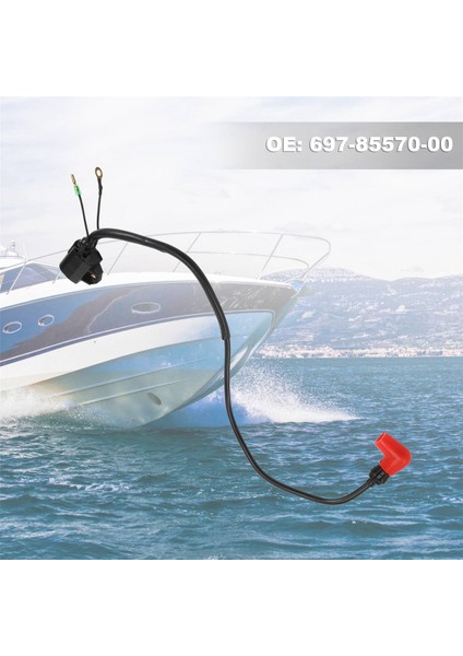 Ateşleme Bobini 6H2-85570-00-00 697-85570-00-00 Dıştan Takma Yamaha 55HP 60HP 70HP 75HP 90HP 115HP 150HP Deniz Motoru (Yurt Dışından)
