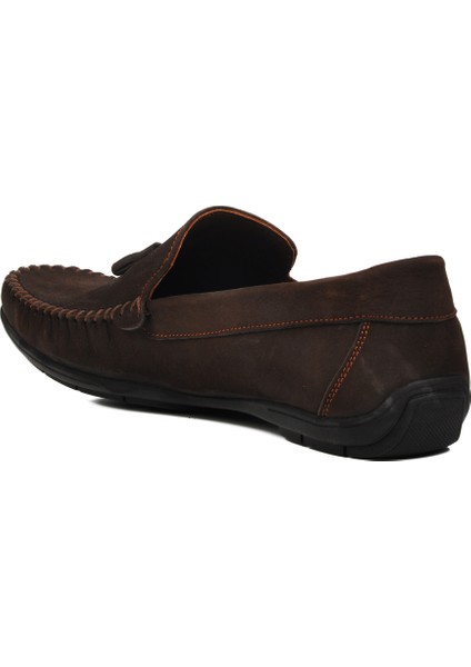 Kahve Nubuk Erkek Loafer Ayakkabı fırsatları