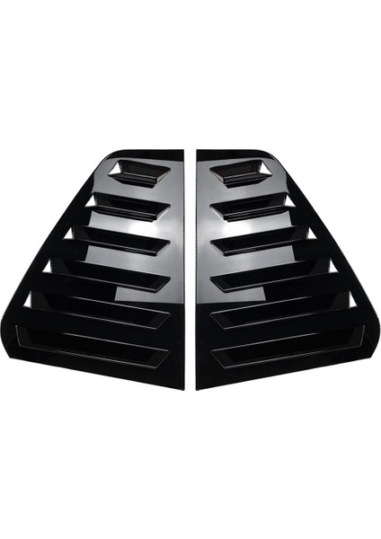 Araba Parlak Siyah Arka Camlar Üçgen Panjur Kapağı Çıkartmalar Vw Golf 6 Için Mk6 2008-2012 Araba Styling Kapak (Yurt Dışından)