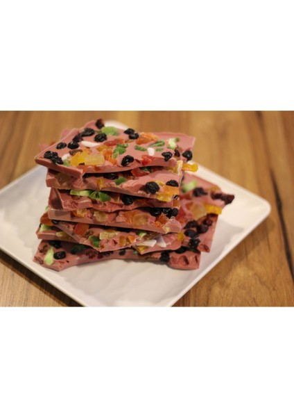 Kırma Bol Meyveli Ruby Çikolatalı Hediyelik Çikolata (500 Gr)