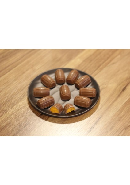 Karamel Çikolata Dolgulu Fıçı Sütlü Hediyelik Çikolata (1 Kg)