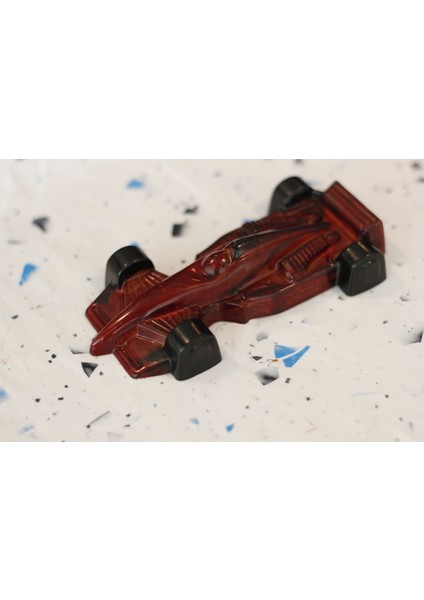 Ferrari Formula 1 Renkli Çilek Çikolata Dolgulu Sütlü Hediyelik Çikolata (4 Adet)