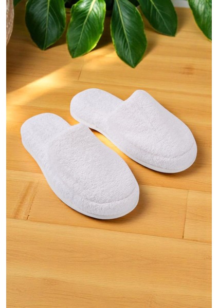 CozySteps Banyo Ve Ev Terliği – %100 Pamuk Havlu Kaymaz Kalın Taban , Yüksek Su Emicilik