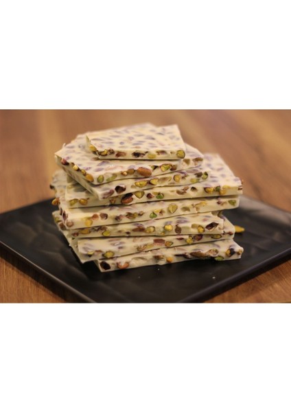 Kırma Bol Antep Fıstıklı Limon Çikolatalı Hediyelik Çikolata (500 Gr)