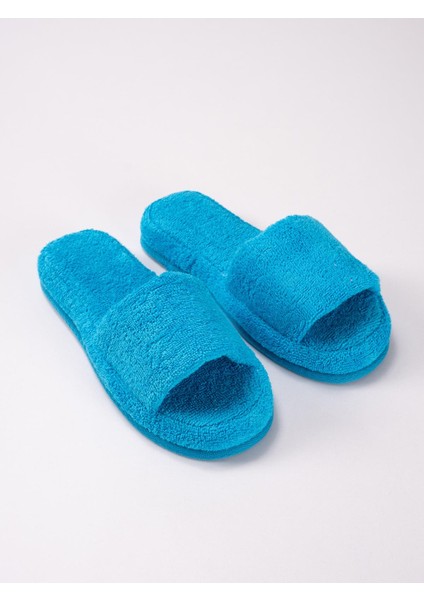 CozySteps Banyo Ve Ev Terliği – %100 Pamuk Havlu Kaymaz Kalın Taban , Yüksek Su Emicilik