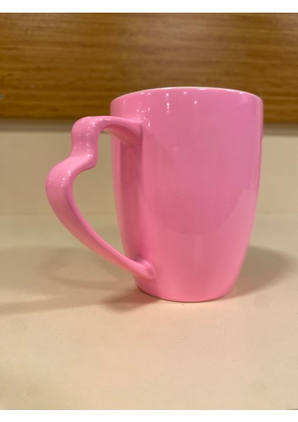 Kupa Bardak Porselen Pembe