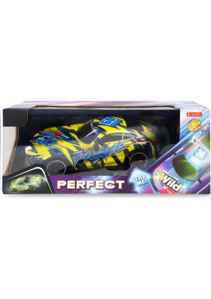 1:16 Uzaktan Kumandalı Neon Işıklı Spor Araba Sarı P383