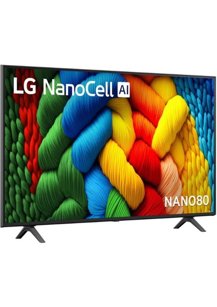 55NANO80A 55'' 139 Ekran Uydu Alıcılı 4K Ultra HD Smart AI HDR10 Nanocell TV