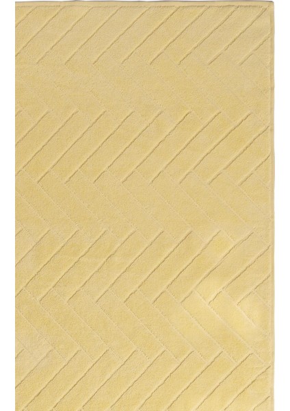 Sarı Renk 100X170 cm Banyo Havlusu, Jakarlı, Bukle, Pamuklu, Emici, Yumuşak, Plaj Havlusu fırsatları