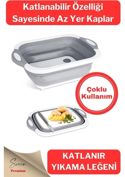 Katlanabilir Saklama Leğeni Dolap Içi Düzenleyici ve Akordiyon Yer Kaplamayan Badya Organizer 1 Ade